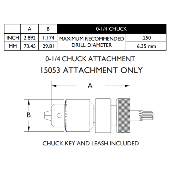 Jiffy 15053 Chuck Attachment - Image 2