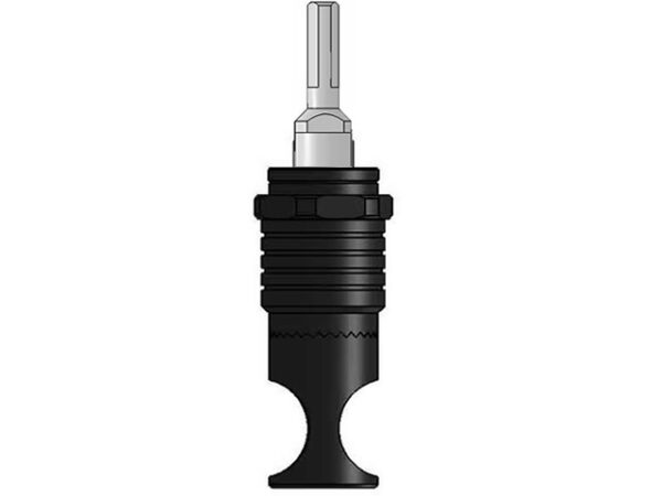 IT396-S-TF Low-Profile, Narrow-Footpiece 10,000 RPM-Rated Microstop Cage, Three-Flat Shank