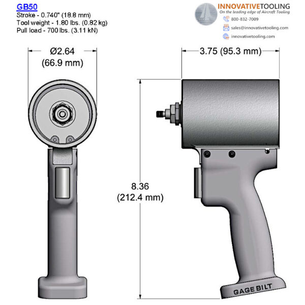 Gage Bilt GB50 Rivet Gun - Image 2