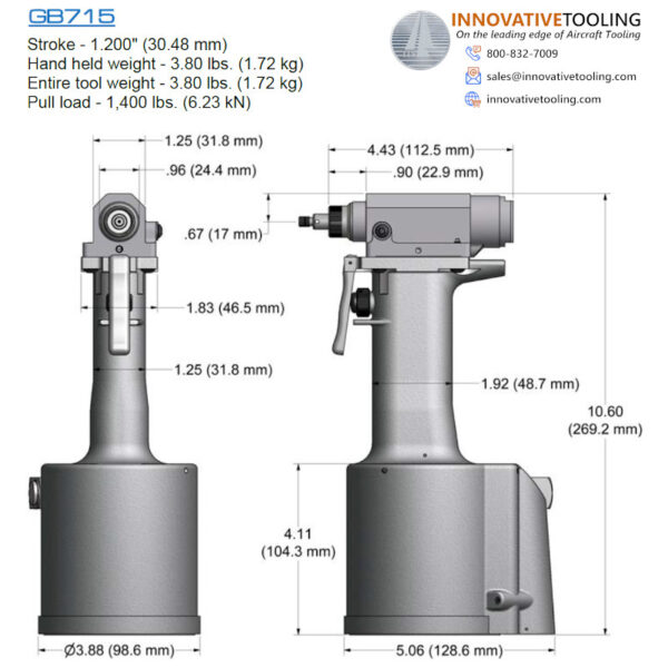 Gage Bilt GB715 Rivet Gun - Image 2