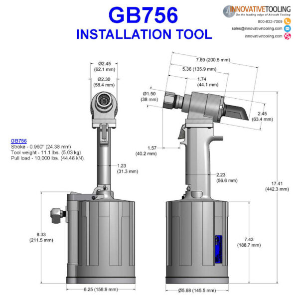 Gage Bilt GB756 Rivet Gun - Image 2